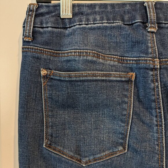 Chicos Jeans Women's 00 XS (2) Blue SO SLIMMING Girlfriend Ankle Stretch Denim - Picture 8 of 15